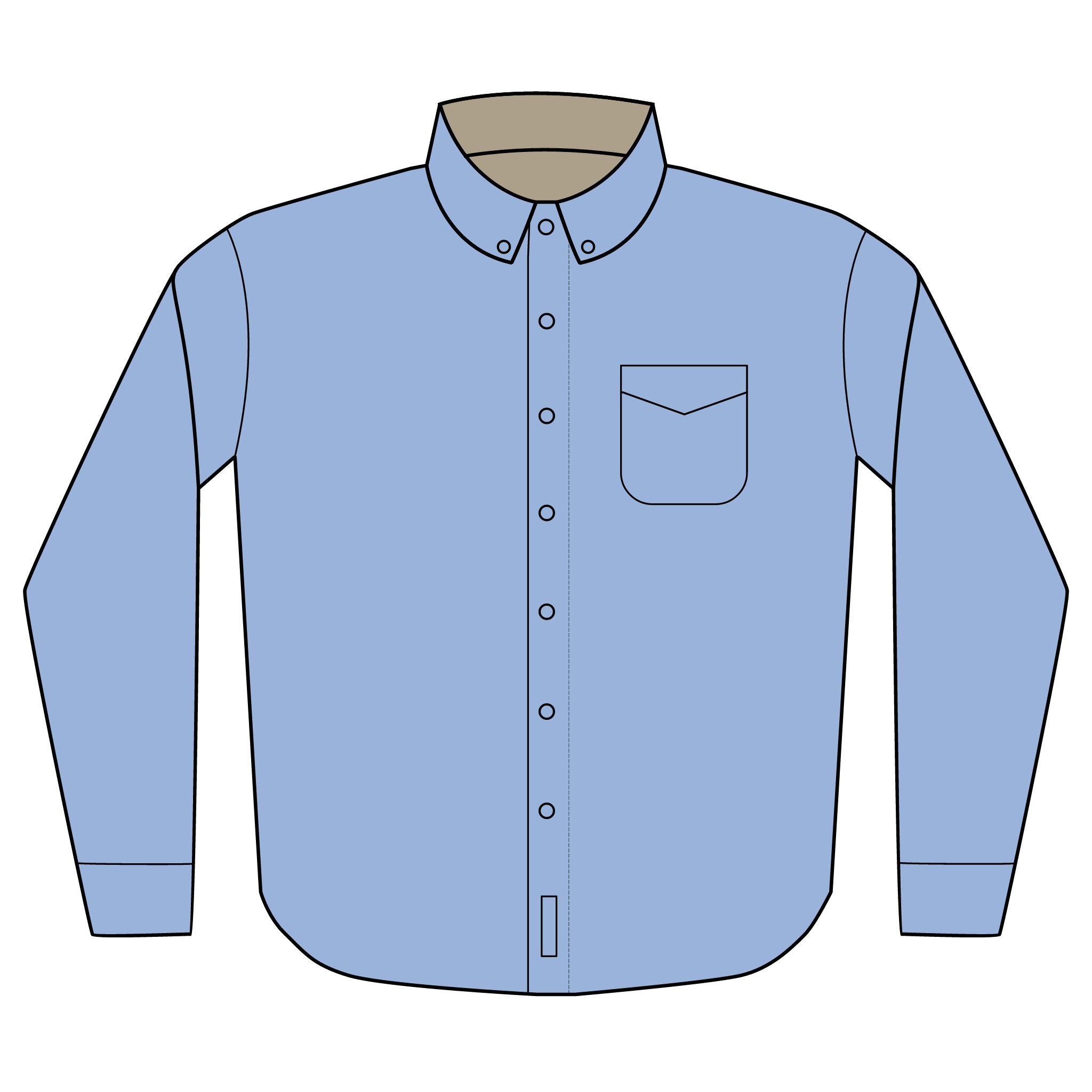 Dress Shirt - Stone Interior