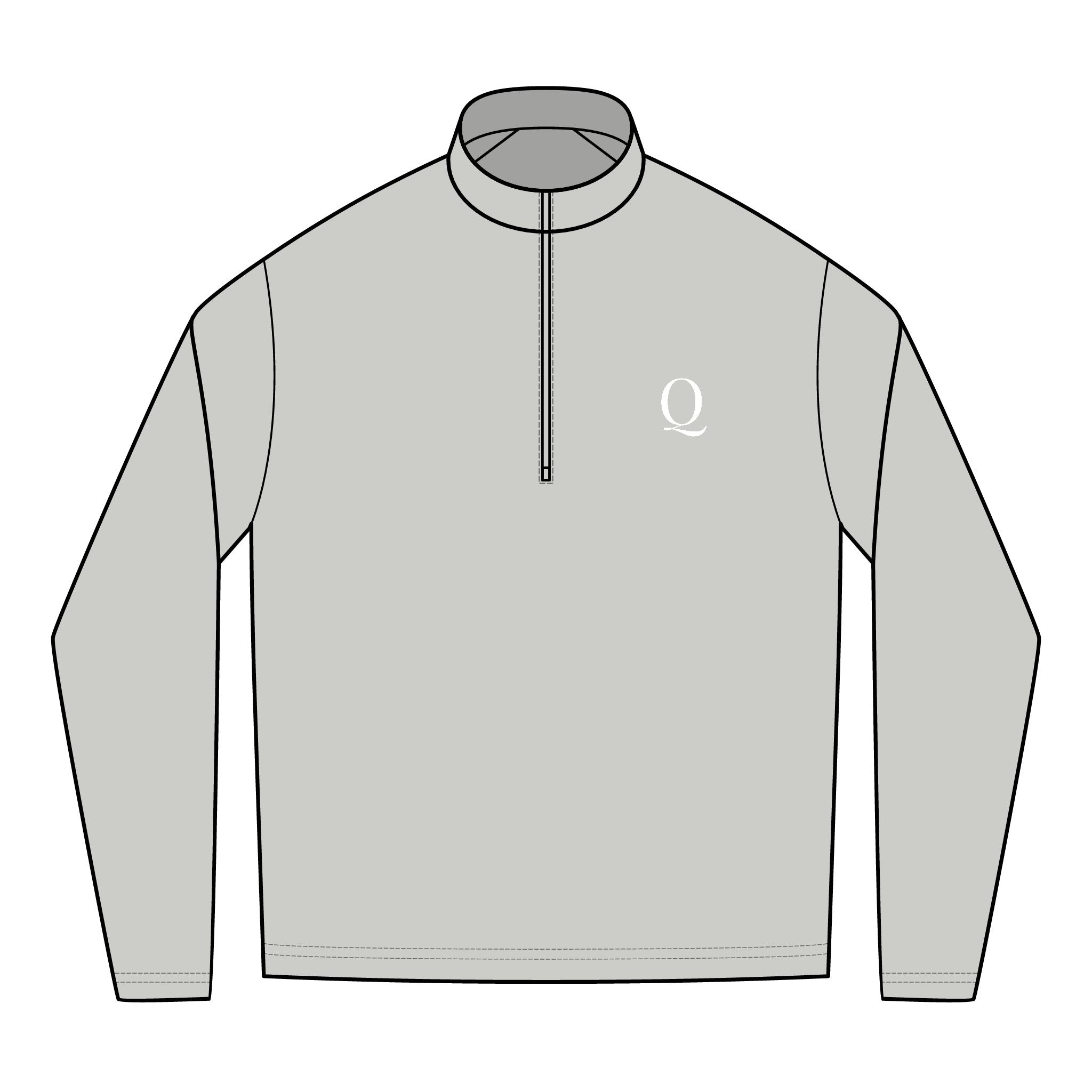 Q (Light) Quarter Zipper Pullover