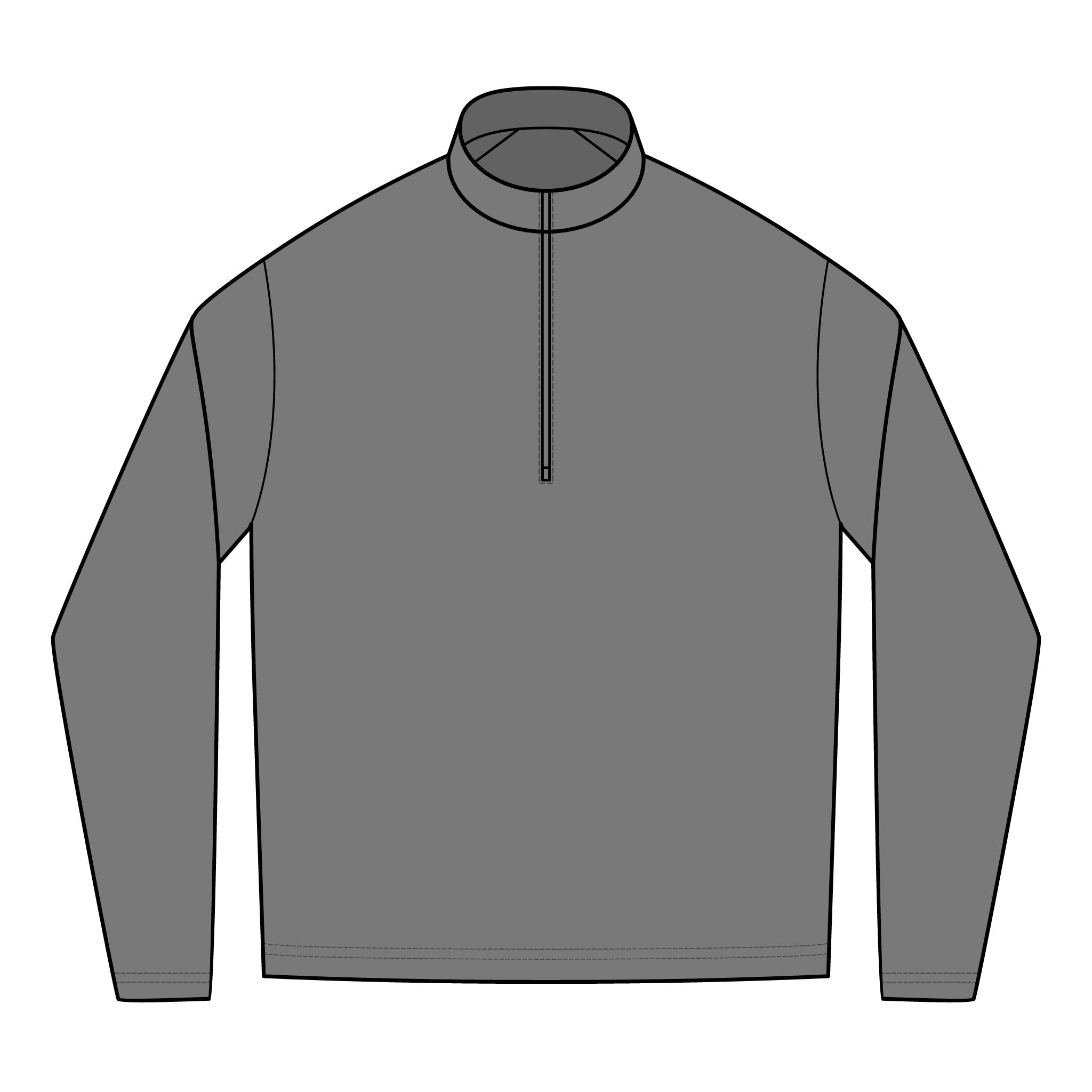 Custom Design Quarter Zipper Pullover