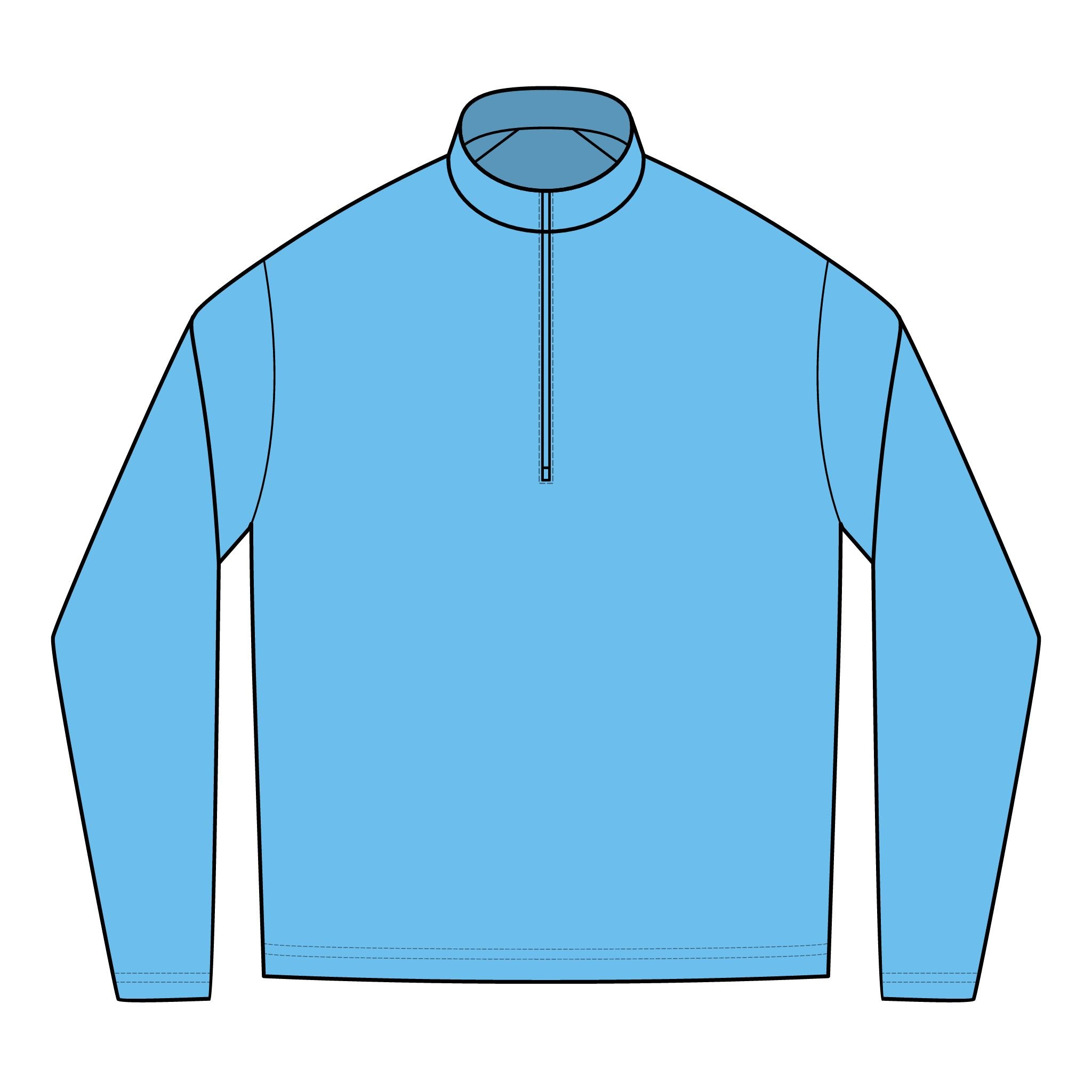 Custom Design Quarter Zipper Pullover