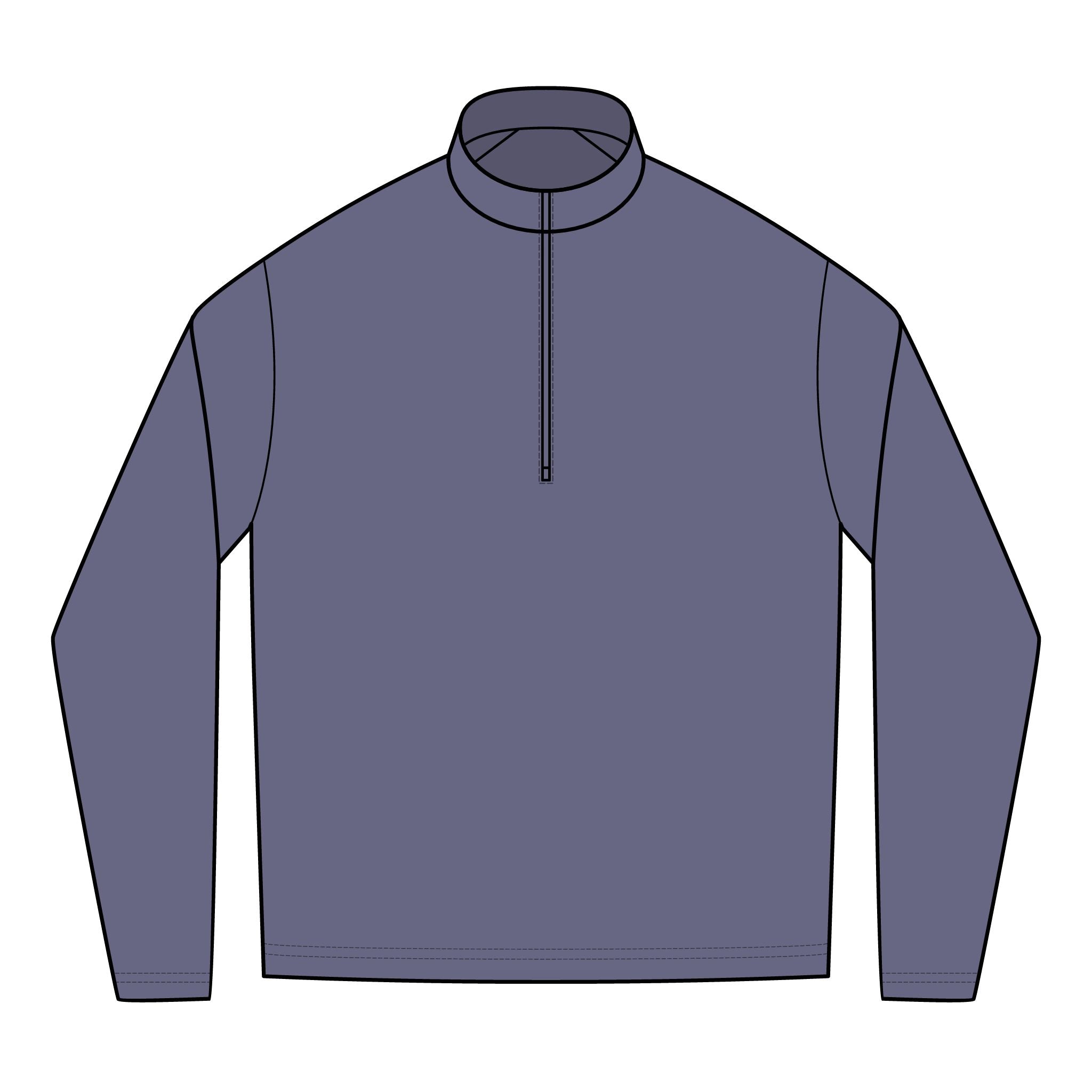 Custom Design Quarter Zipper Pullover