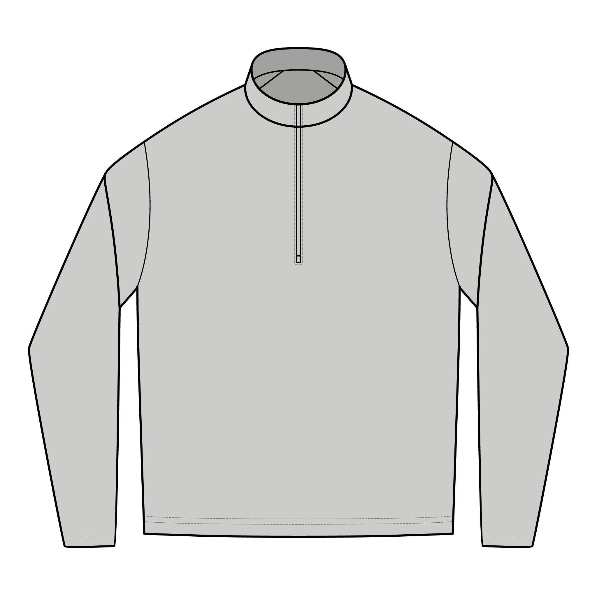 Custom Design Quarter Zipper Pullover